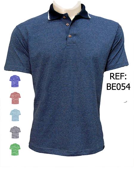 Polo masculina Extra manga curta m/malha (PA) G1/G3 com/bolso (MESCLA)