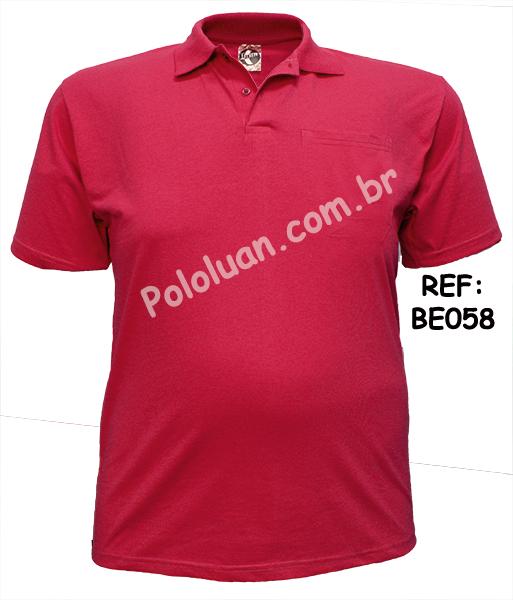 POLO PLUS MANGA CURTA M/MALHA (PA) G4/G5 SEM/BOLSO LISA (CORES SORTIDAS