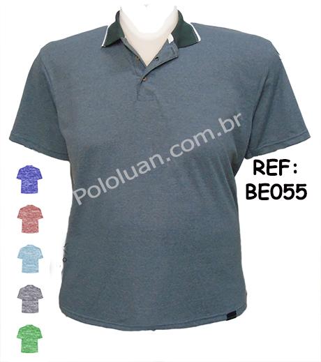 POLO PLUS MANGA CURTA M/MALHA (PA) G4/G5 COM/BOLSO (MESCLA) (cor sortida)